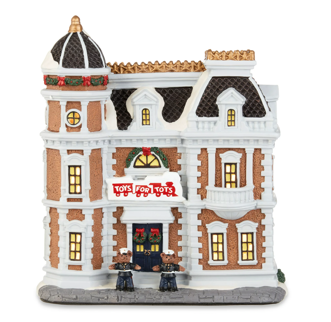 Holiday Time Toys For Tots Village House 2022 Christmas Decoration New In Box