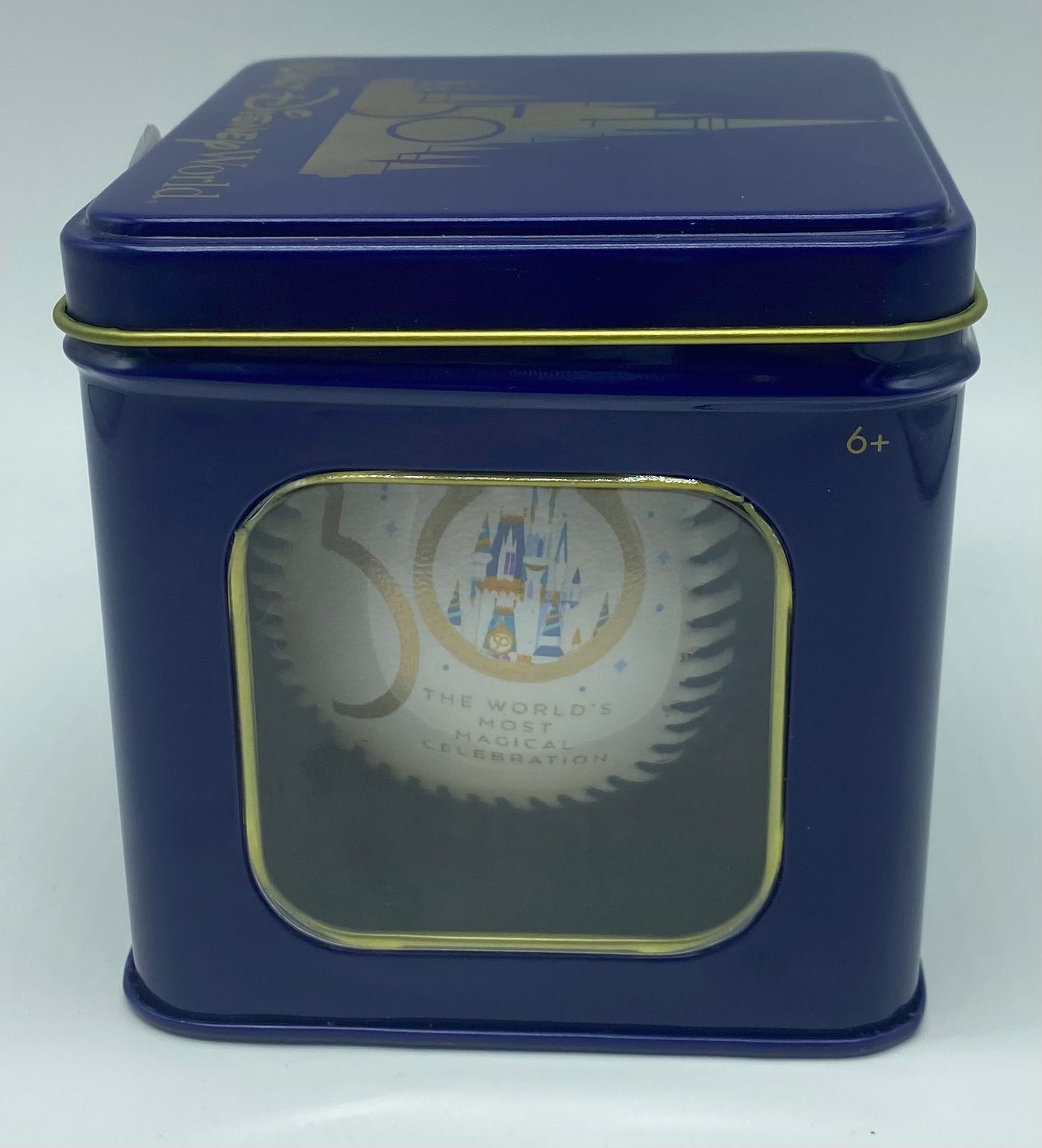 Disney Parks 50th Anniversary Most Magical Celebration Baseball New with Tin