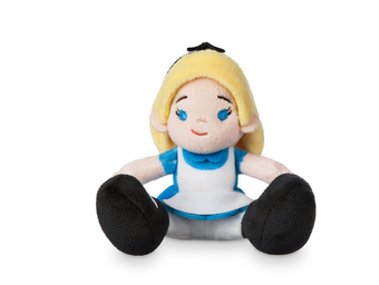 Disney Alice in Wonderland Tiny Big Feet Plush Micro New With Tags