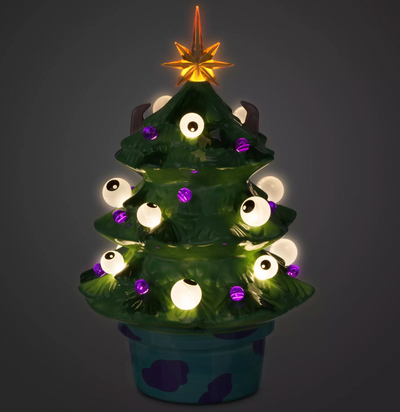 Disney Pixar Monsters, Inc. Light-Up Holiday Ceramic Christmas Tree New
