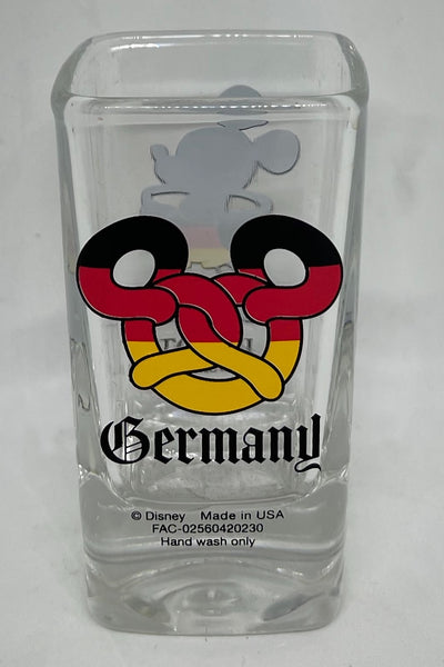 Disney Parks Epcot Germany Mickey Mouse Pretzel Shot Glass New