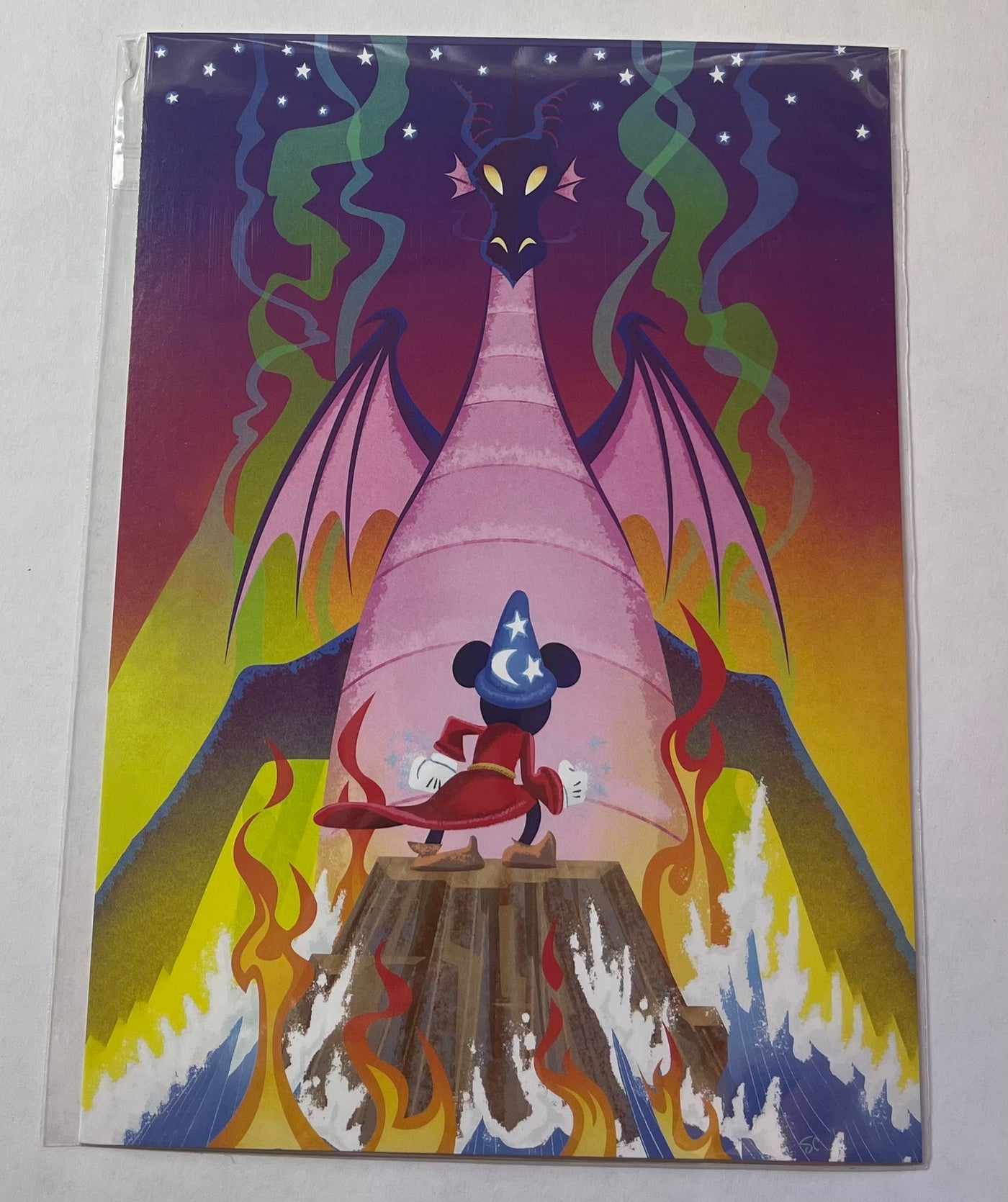 Disney Artist Mickey This is My Dream by Sam Carter Postcard Wonderground New