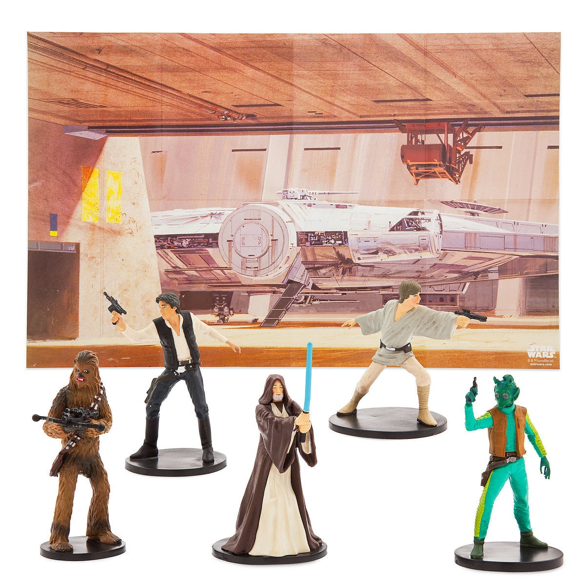 Disney Star Wars Cantina Fold-up Illustrated Play Mat Play Set New with Box