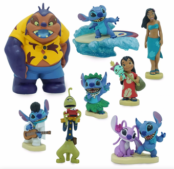 Disney Lilo & Stitch Deluxe Figure Play Set Pleakley Jumba Jookiba New with Box