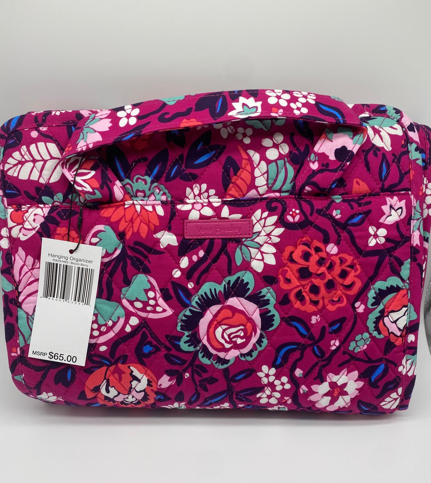 Vera Bradley Cotton Hanging Travel Organizer Hilo Meadow New with Tag