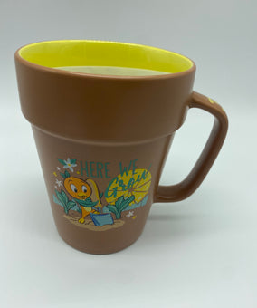 Disney Epcot Flower and Garden 2022 Orange Bird Here we Grow Passholder Mug New