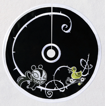 Hallmark Miniature Disney Nightmare Before Christmas Tree Skirt New with Tag