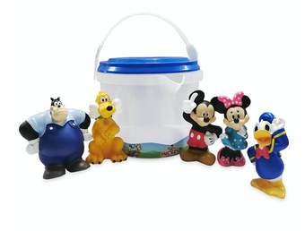 Disney Store Mickey Mouse Donald Duck Minne Pluto Pete Bath Set New