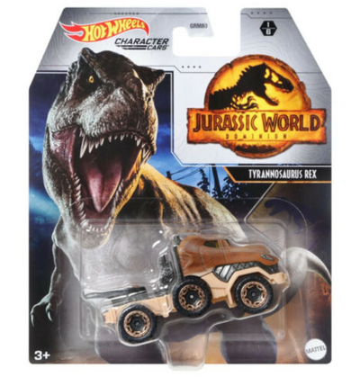 Hot Wheels Jurassic World Dominion Tyrannosaurus Rex Character Car New With Box