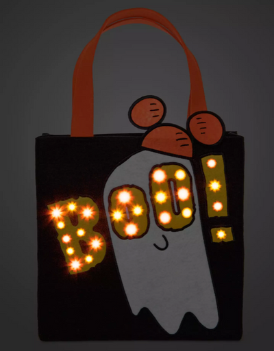 Disney Mickey Mouse and Donald Duck Light-Up Halloween Candy Bag New With Tag