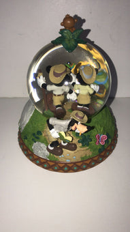 Disney Parks Shanghai Mickey & Friends Adventure Isle Snowglobe New with Box