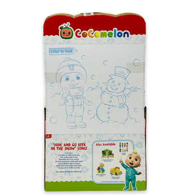 CoComelon Holiday Hide and Go Seek in the Snow JJ Musical Plush Doll New w Box