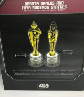 Disney Parks Star Wars Galaxy's Edge Brata and Faya Light Up Statue New with Box