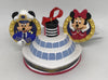 Disney Parks Cruise Line Mickey Minnie Captain Ear Hat Christmas Ornament New