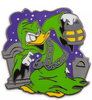 Disney Parks Happy Halloween Donald Duck Ghost Pin New with Card