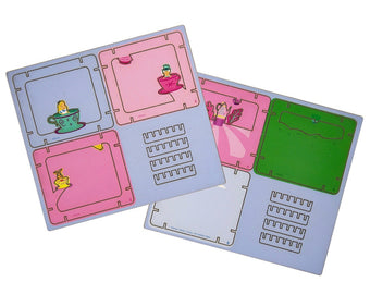 Disney Parks Alice in Wonderland Paper 3D Diorama Set New Sealed