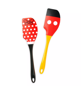 Disney Parks Mickey and Minnie Baking Spatula Kitchen Collection Set New