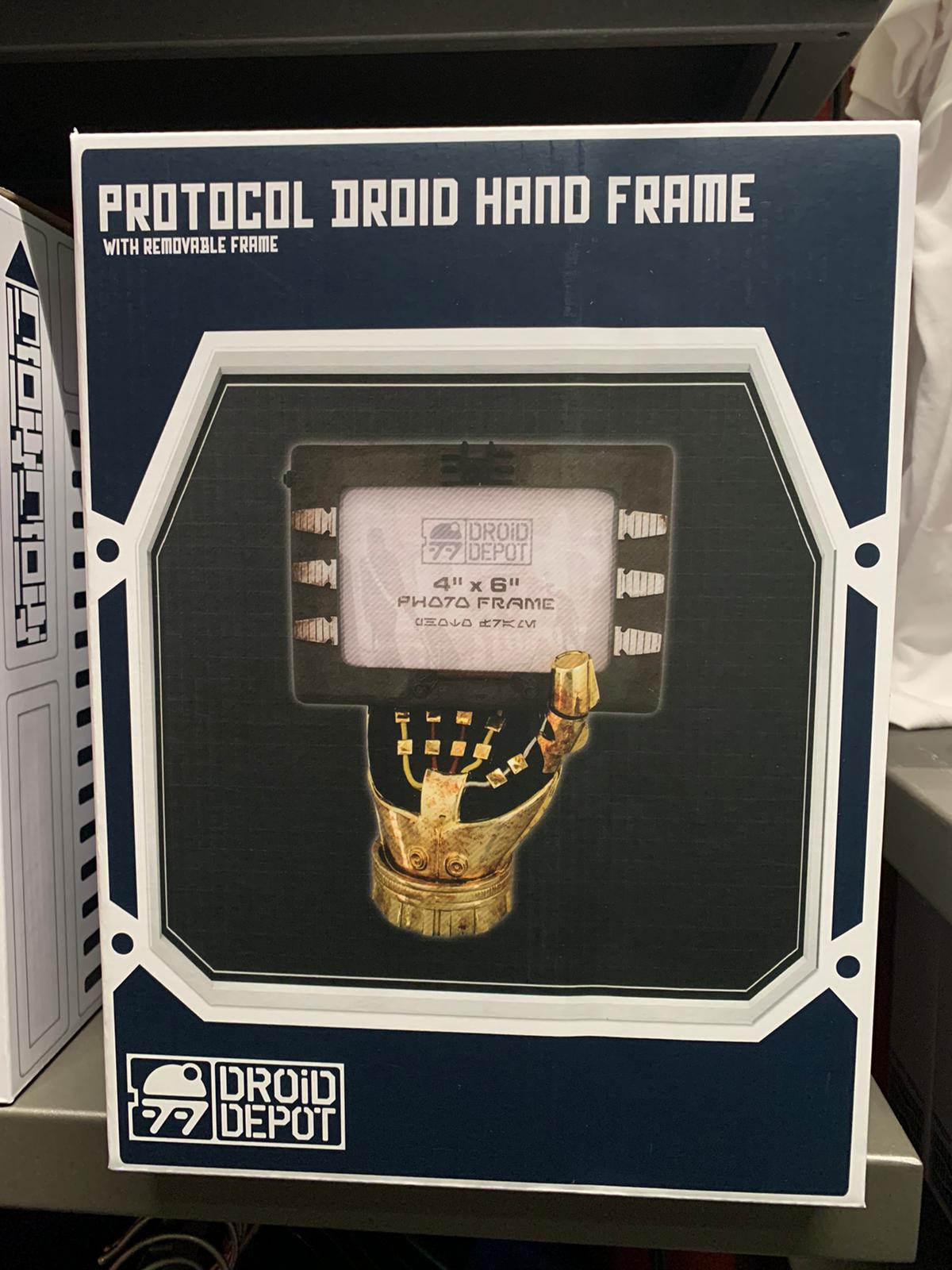 Disney Parks Star Wars Galaxy's Edge Protocol Droid Hand Photo Frame New w Box