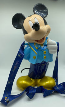 Disney Parks WDW 50th Celebration Mickey Popcorn Bucket with Lanyard New