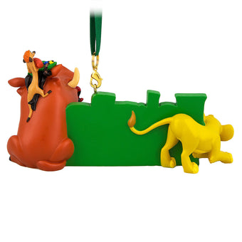 Disney Parks The Lion King Hakuna Matata Resin Ornament New with Tags