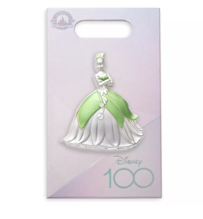 Disney 100 Years of Wonder Celebration Princess Tiana 3D Pin New with Card