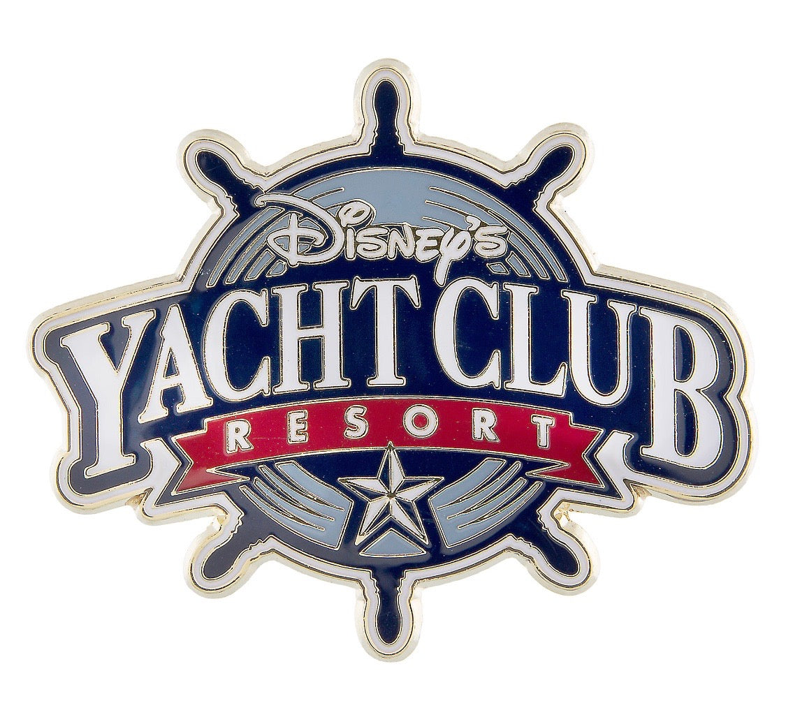 Disney Parks Yacht Club Resort Metal Magnet New