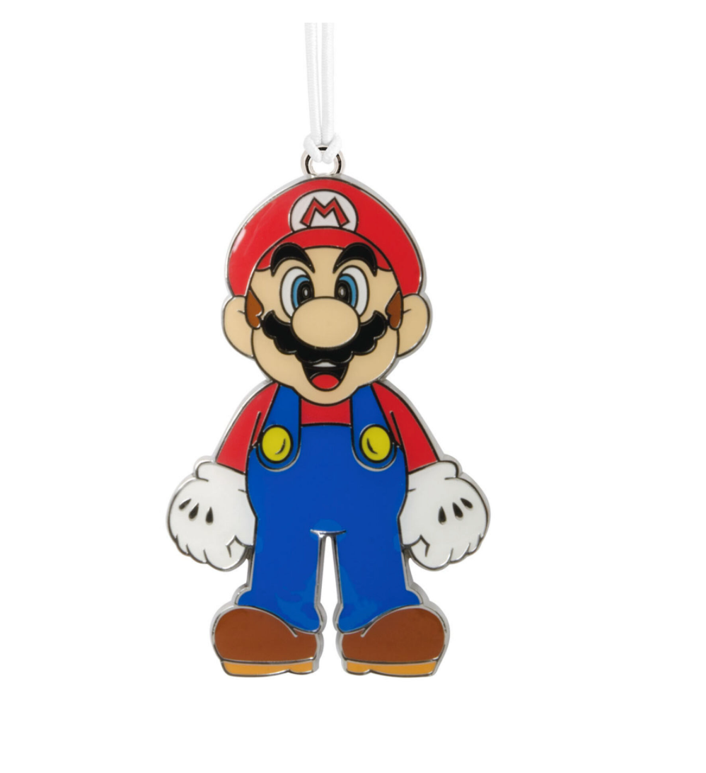 Hallmark Nintendo Super Mario Metal Ornament New with Card