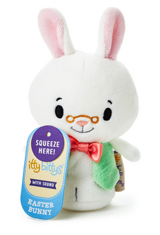 Hallmark Easter Itty Bittys Easter Bunny Talking Plush New Tag