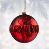 Universal Studios Glass Red Molded Ornament New Tags