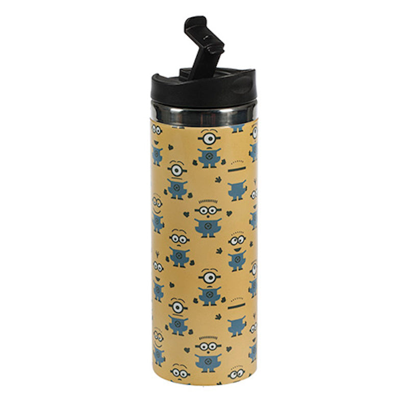 Universal Studios Despicable Me Minion Stencil Travel Tumbler New