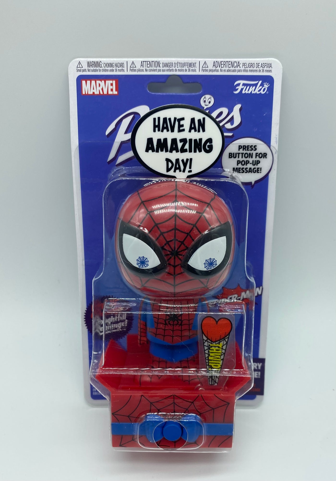 Disney Funko Popsies Marvel Spider Man Have an Amazing Day Vinyl Figure New Box