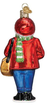 Old World Christmas Hipster Santa Glass Christmas Ornament New With Box
