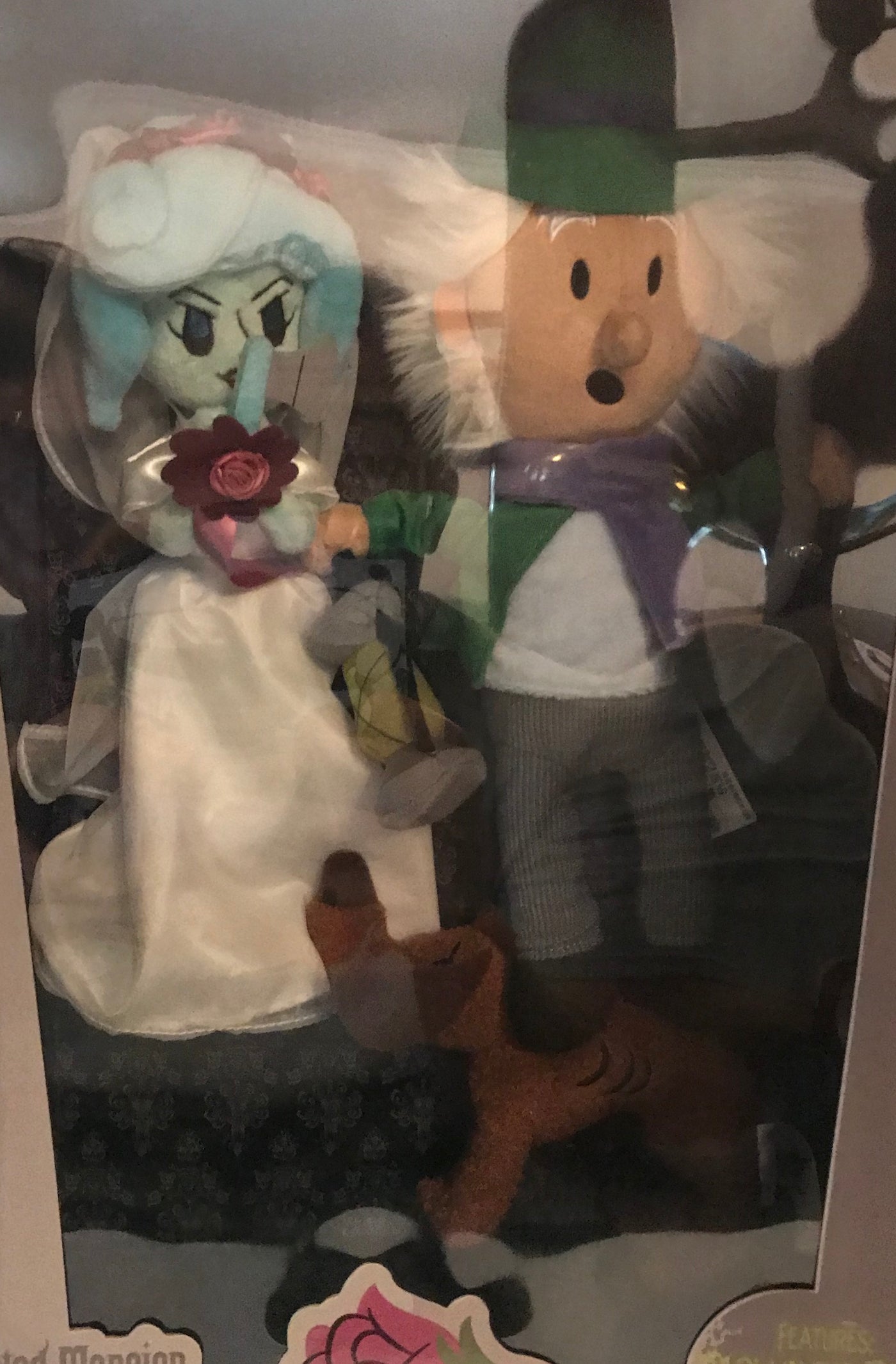 Disney Parks Haunted Mansion Glow Limited Plush Bride Dog Keeper New with Box