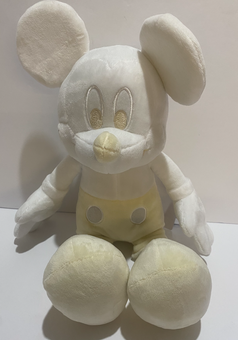 Disney Store Japan Mickey Mouse Yellow White Plush New with Tags