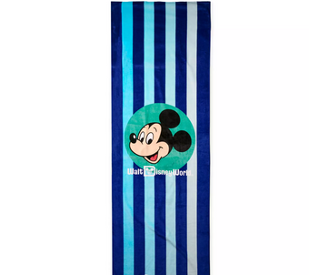 Disney Mickey Walt Disney World Logo Beach Towel New with Tag
