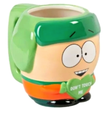 Zak South Park Kyle " Don't Touch Me " Valentine Coffee Mug New with Tag