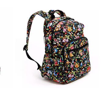Disney Parks Disney 100 Campus Quilted Cotton Backpack by Vera Bradley New w Tag
