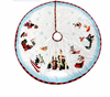 Disney Walt's Holiday Lodge Mickey and Friends Christmas Tree Skirt New w Tag