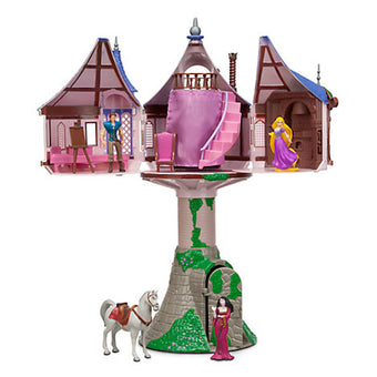 Disney Parks Rapunzel Tower Play Set Tangled Flynn Mother Gothel Maximus New Box