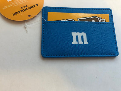 M&M's World Blue Character Small Card Holder New with Tags