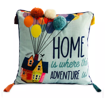 Disney Up Home is where the Adventure is Throw Pillow New with Tag