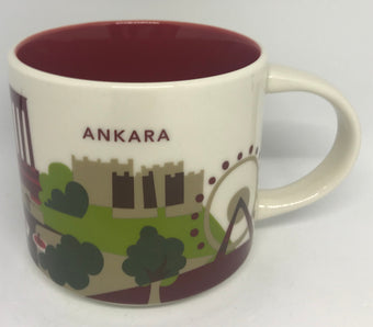 Starbucks You Are Here Collection Turkey Ankara Ceramic Coffee Mug New With Box