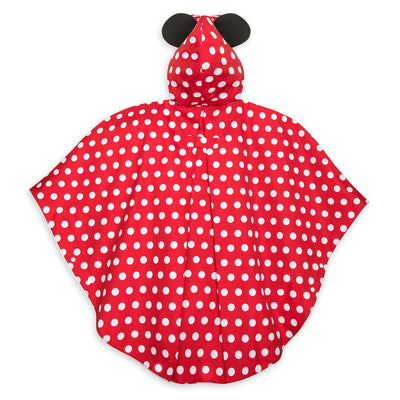 Disney Parks Minnie Mouse Rain Poncho for Adults Size XS-S New with Tags