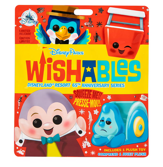 Disney Parks 65th Disneyland Mystery Wishables Limited Plush New Sealed