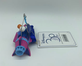 Disney 30th Disneyland Paris Donald Astro Spaceship Christmas Ornament New Tag