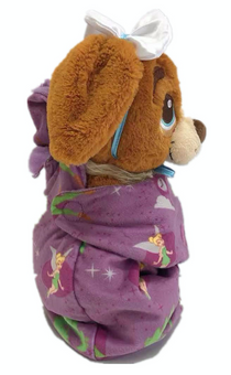 Disney Parks Peter Pan Baby Nana in a Blanket Pouch Plush New with Tags