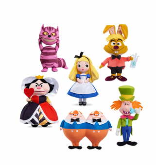 Disney D23 Alice in Wonderland by Mary Blair 70th Plush Set Limited New Box