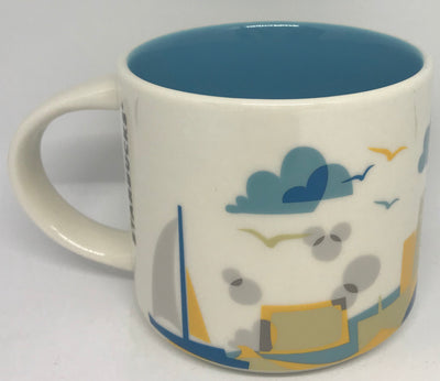 Starbucks You Are Here Collection Marseille Ceramic Coffee Mug New With Box