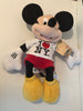 Disney Store Authentic 18" Mickey Mouse I Love New York Plush Red Pants New