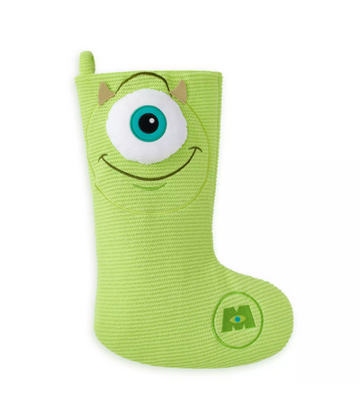 Disney Parks Monsters Mike Wazowski Knit Christmas Holiday Stocking New with Tag